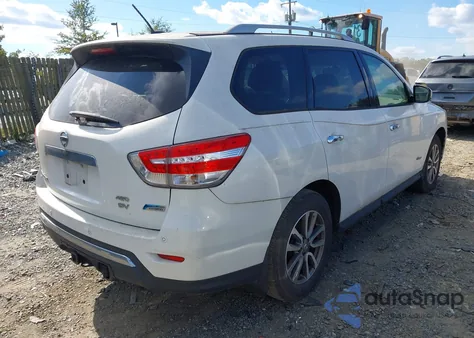 2014 Nissan Pathfinder Hybrid Sv from USA, damaged, VIN 5N1CR2MM3EC635565